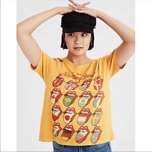 Oversized Rolling Stones tee